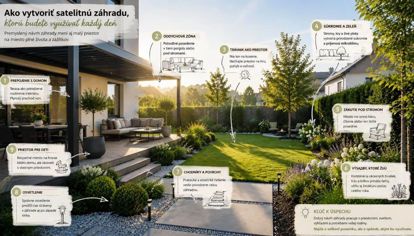 N&aacute;vrh satelitnej z&aacute;hrady od Dream Garden.